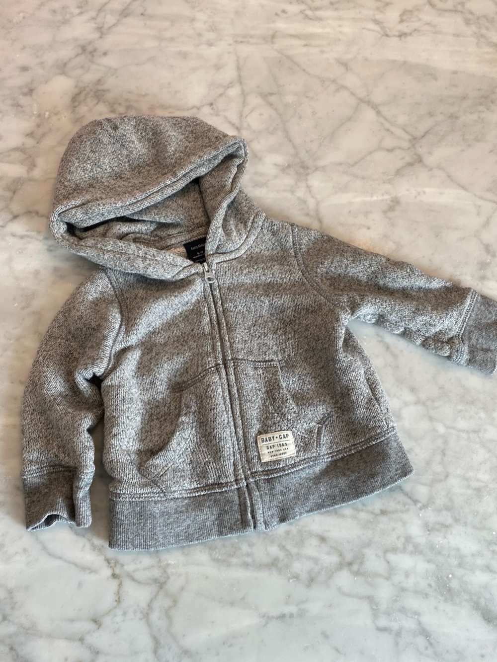 6-12m Baby gap hooded zip sweatshirt
